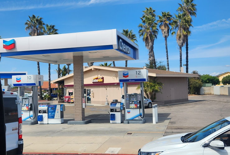 Chevron E Washington Ave