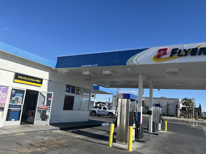 Flyers Gas Station N China Lake Blvd